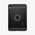 ACS03764 - iPad Mini 6 Case Rugged Armor in matte black showing the back